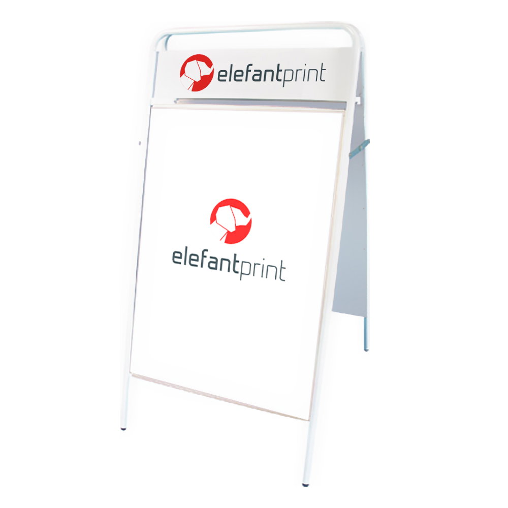 Expo Sign gatebukk med logoplate